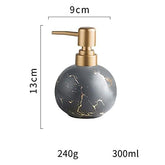 Kuber Industries Liquid Soap Dispenser | Handwash Soap Dispenser | Soap Dispenser for Wash Basin | Shampoo Dispenser Bottle | Bathroom Dispenser Bottle | Pack of 2 | ZX022GY | 300 ml | Gray